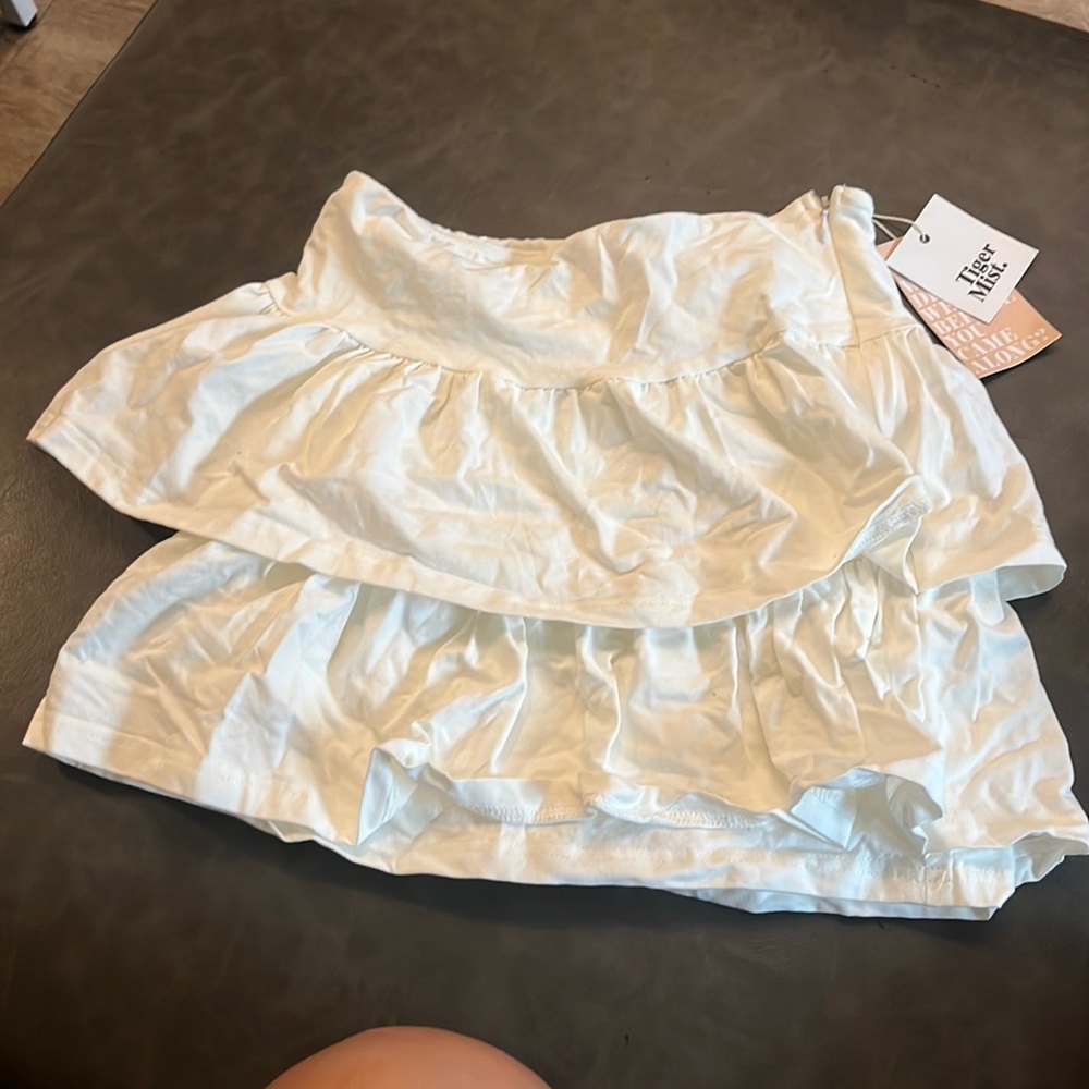 Tiger Mist Clio skirt white